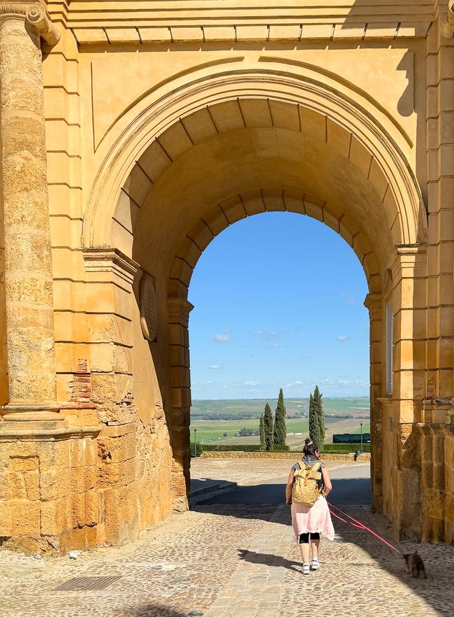 Icke auf dem Werg durch das Puerta de Cordoba. 