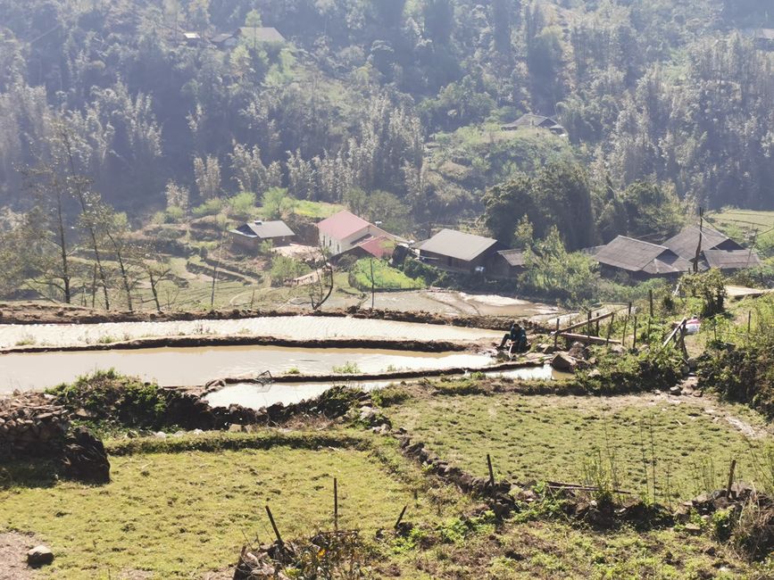 Wanderung in SaPa zum Cát-Cát-Village und den Wasserfällen