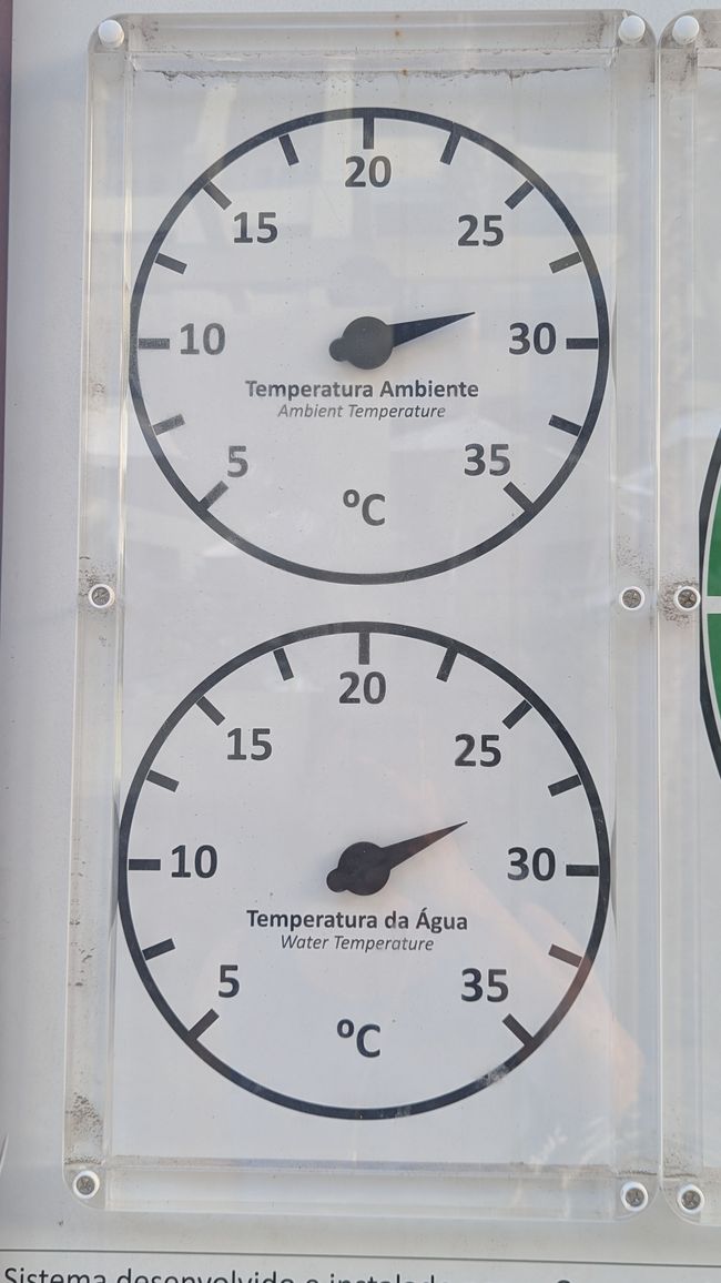 27 Grad Wassertemperatur