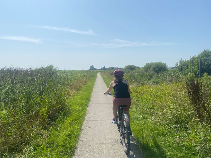 Tag 3 es geht mit dem Fahrrad los
