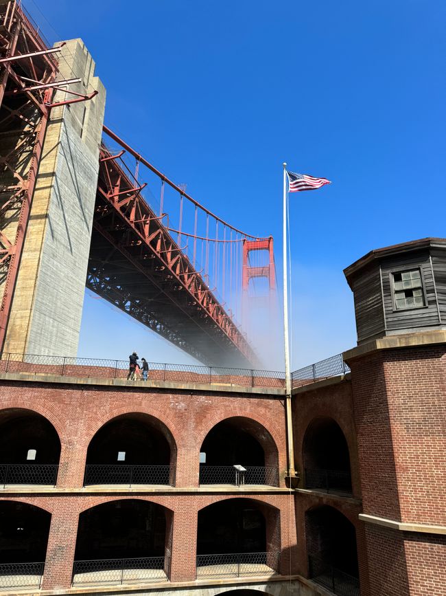 Día 14 - Visita a Fort Point y viaje a Alcatraz