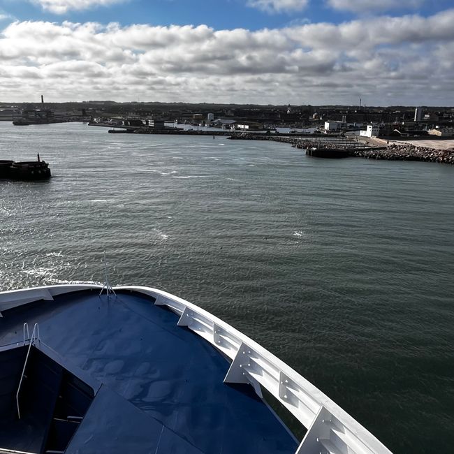 Ankunft in Hirtshals