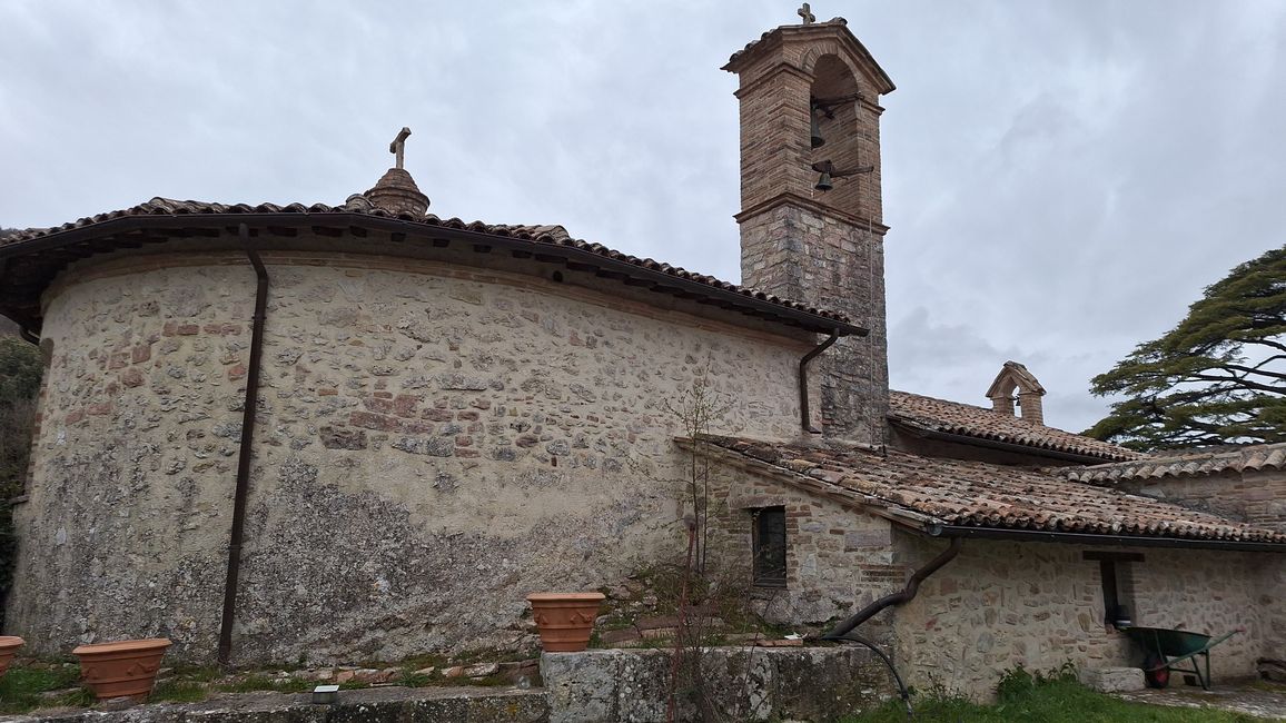 Die Klosterkirche in Romita