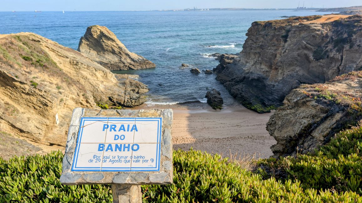 12. und letzte Etappe von Porto Covo nach Sines