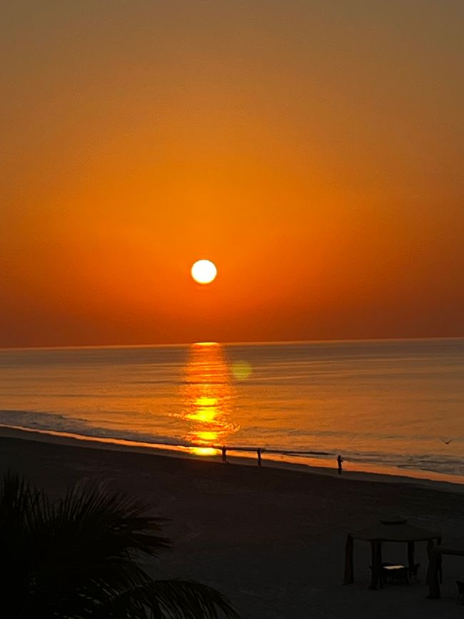 Sonnenaufgang kurz vor 07 Uhr