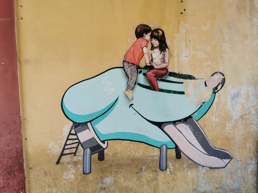 Viaggio verso l'isola di Penang e visite turistiche a Georgetown