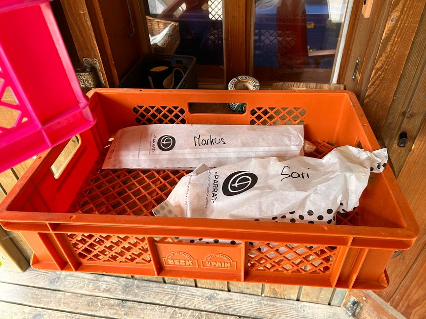 Aber das Baguette ist da!