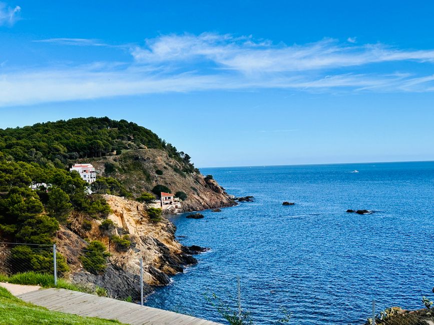 Sonne, Strand in Palamós und Ausruhen