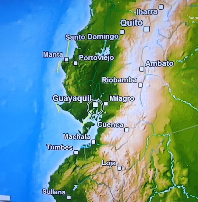 Giorno 46 e 47 di 175: Guayaquil/Ecuador e giorno di navigazione