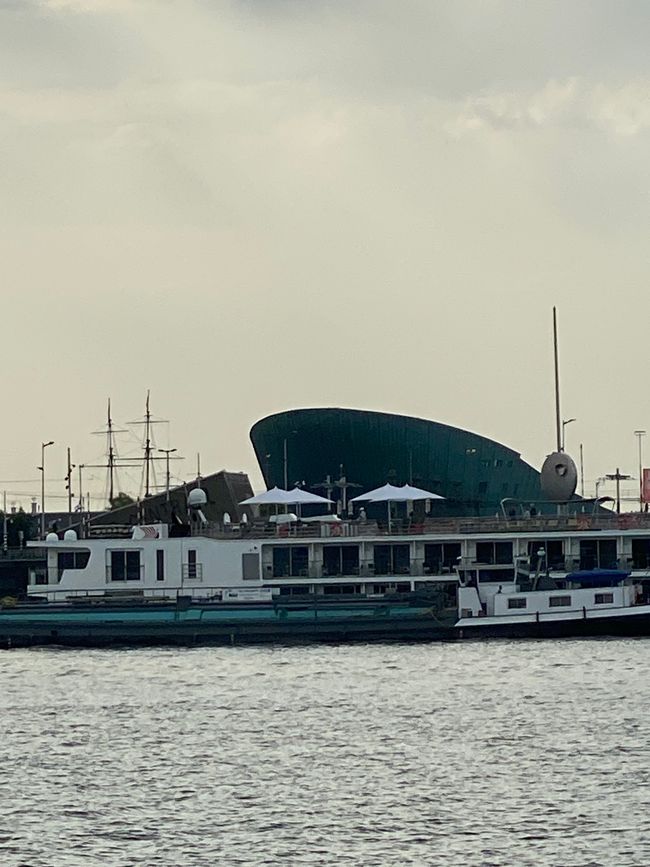 Una nave da crociera blocca la vista sul museo NEMO