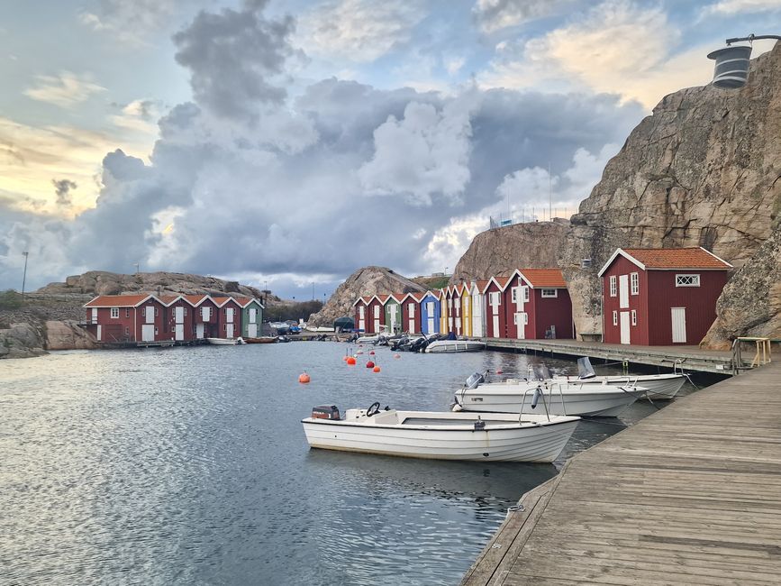 Schweden 10. Tag - Am Vänern See vorbei, Fossen Camping und Smögen