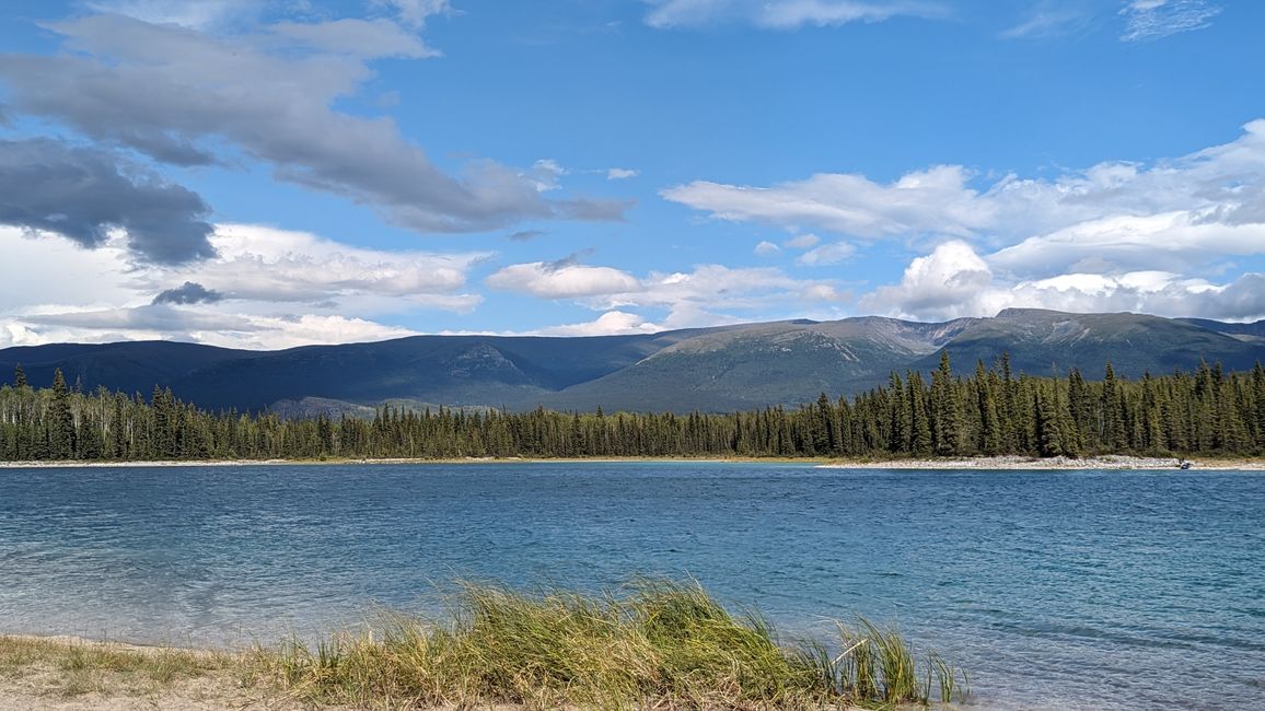 Boya Lake Campground - View from Site 5