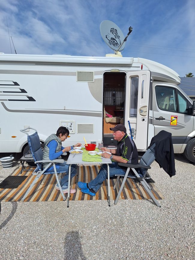 Mittagessen bei Irmi und Ricci