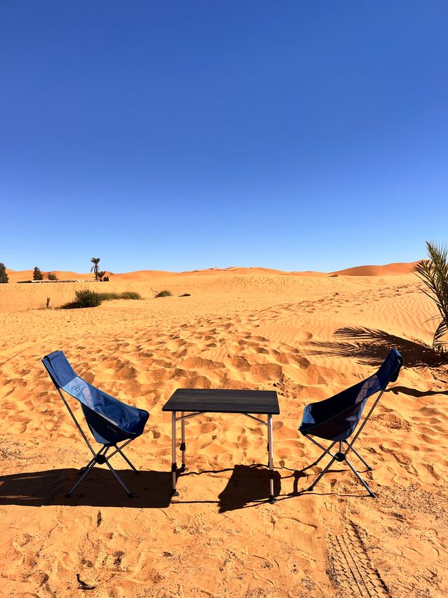 Breakfast spot right by the dunes