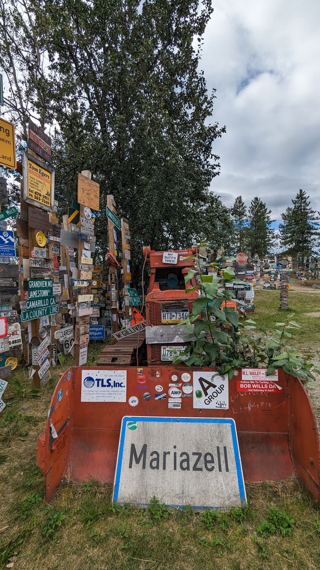 Sign Post Forest (forest of signs) Watson Lake