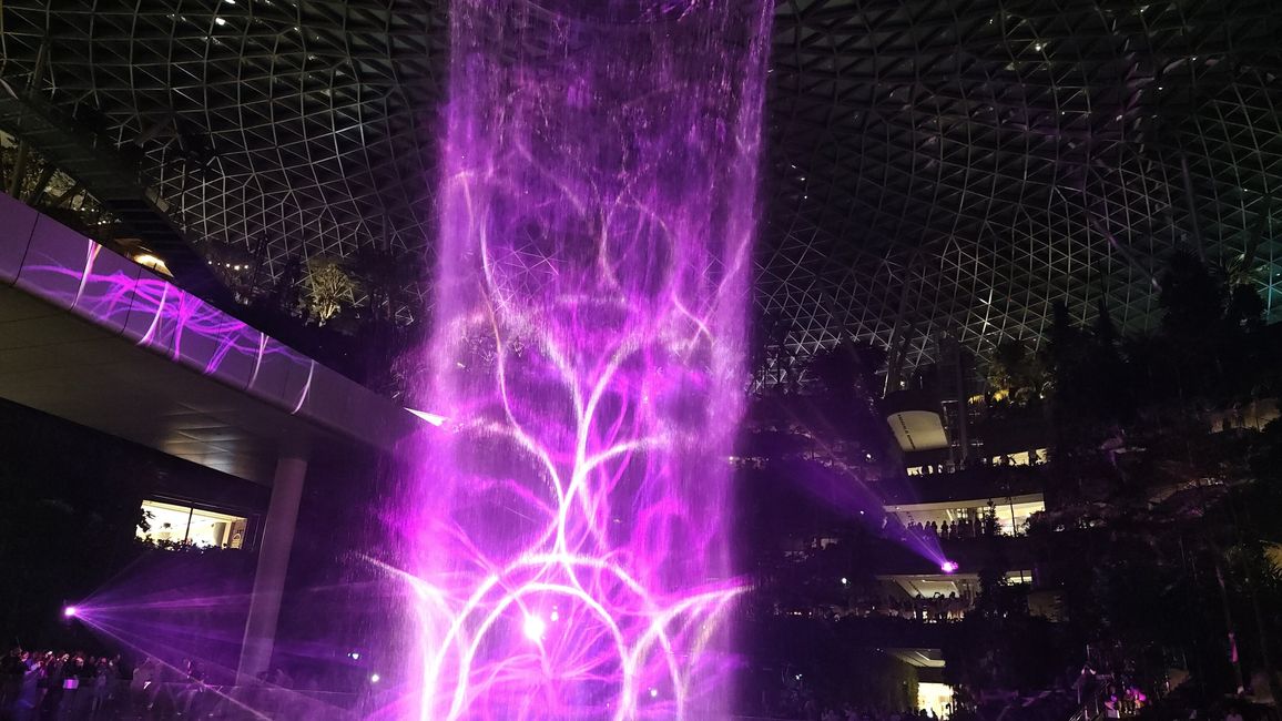 Waterfalls at the Airport