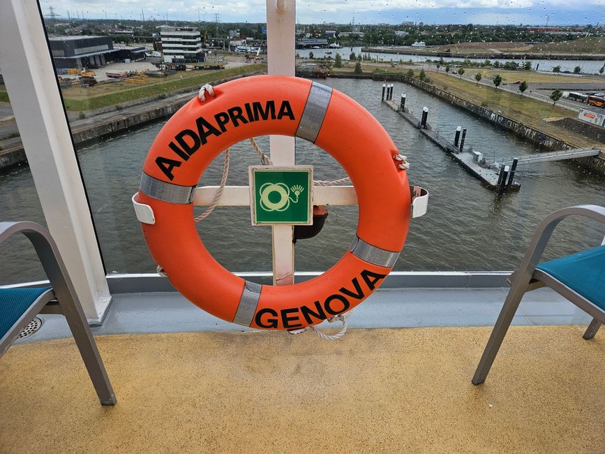 2025 - Mai - Hambourg - Visite du navire AIDA