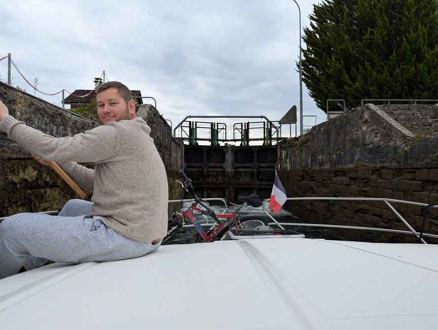 Jan at the locks 