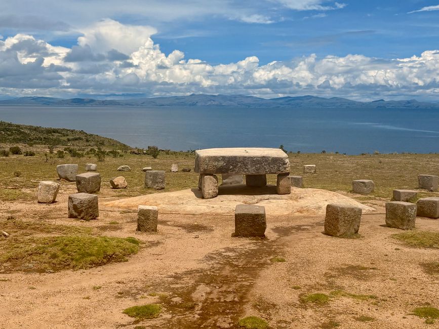 Isla del Sol - Opfertisch Challa der Incas