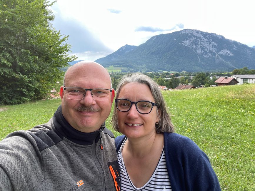 Claudia und Frank auf dem Alpe-Adria Radweg