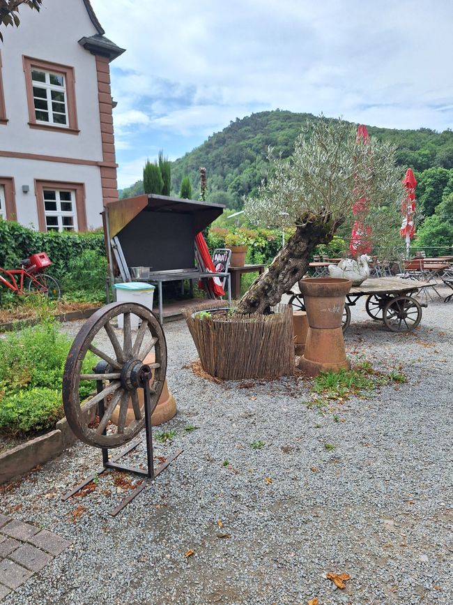 Schöne Deko am Eingang 