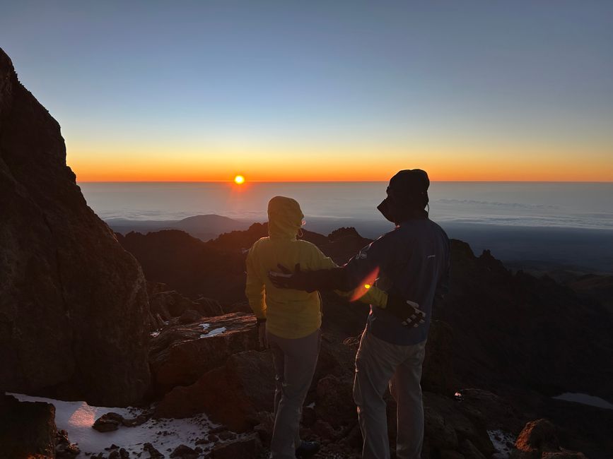 Superamento del Massiccio del Mt. Kenya