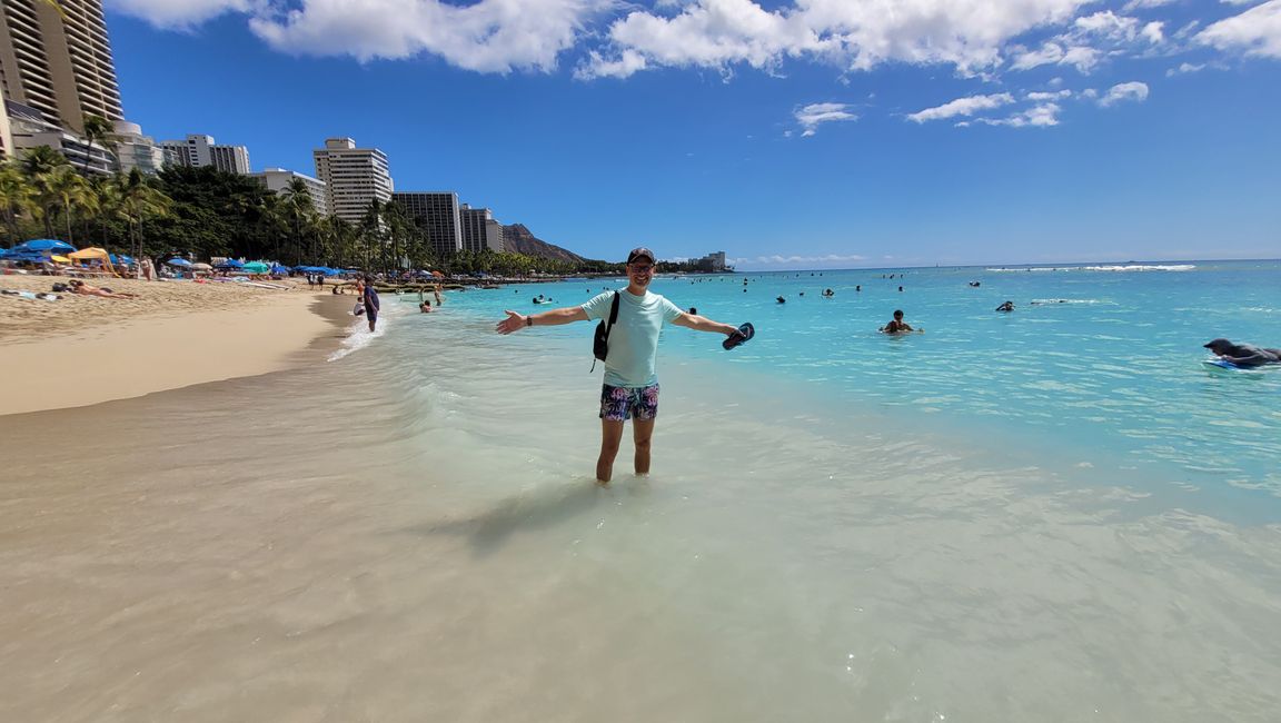 Centro de Honolulu – Diversión en la playa de Waikiki