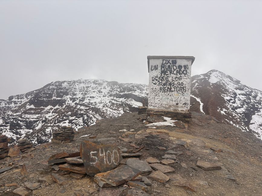 5400 m - il fait frais !