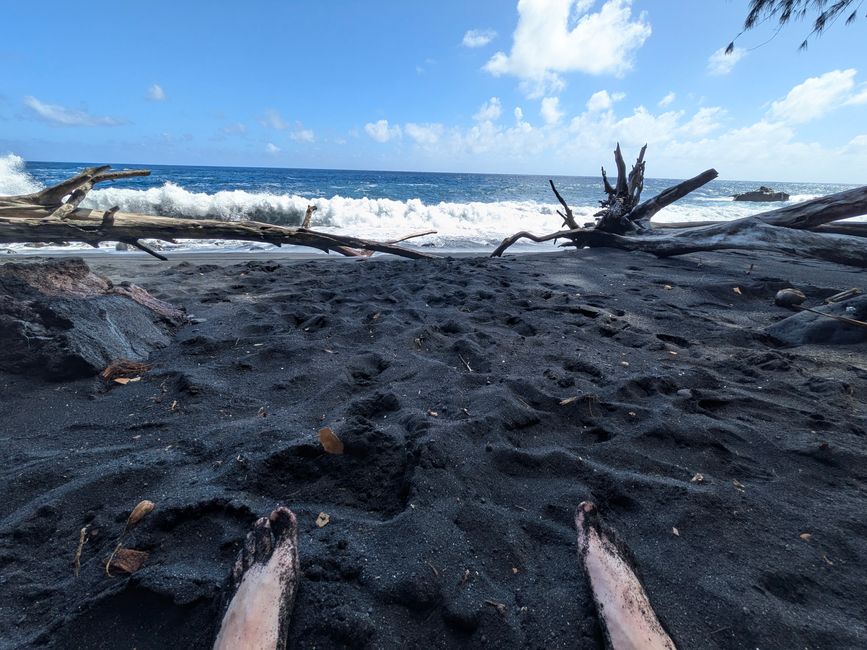 A Day At The Beach - Kehena Black Sand Beach