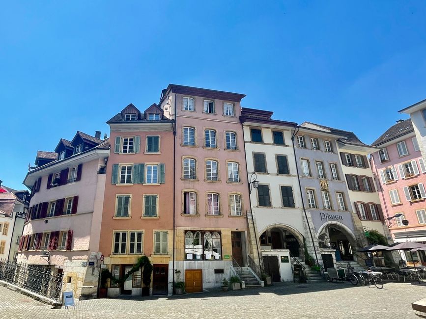 Gorges de la Thielle et vieille ville de Bienne