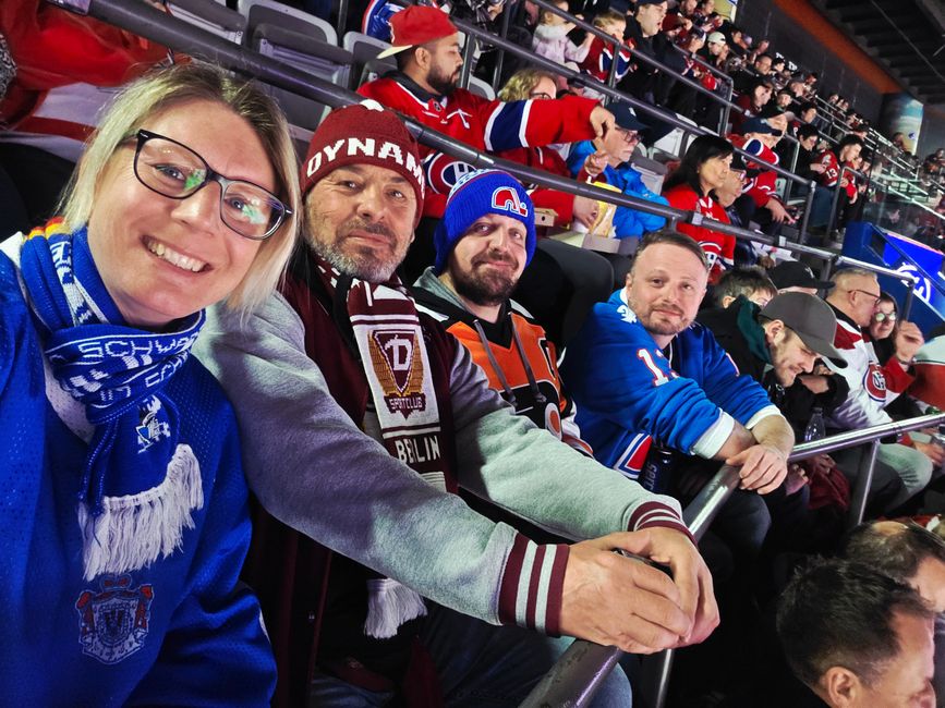 Mont-Royal y los Canadiens de Montréal contra los San Jose Sharks