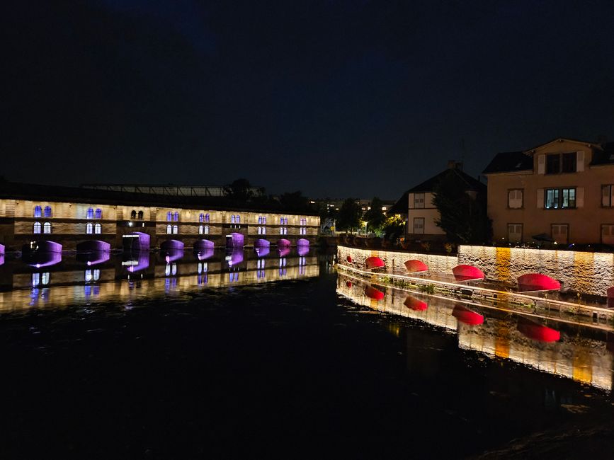Barrage Vauban de noche