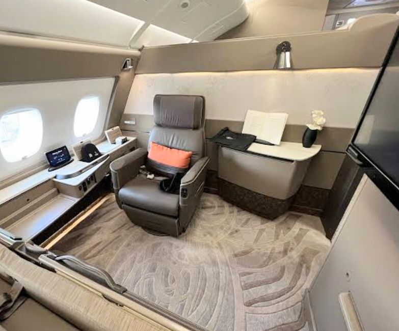 Oberer Flugzeugbereich