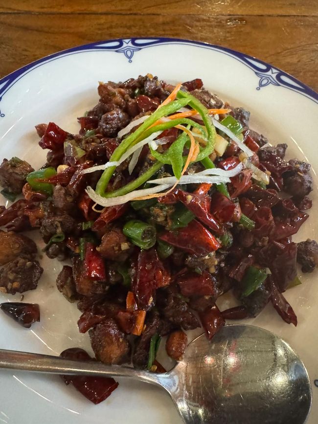 ... mit leckerem Essen...