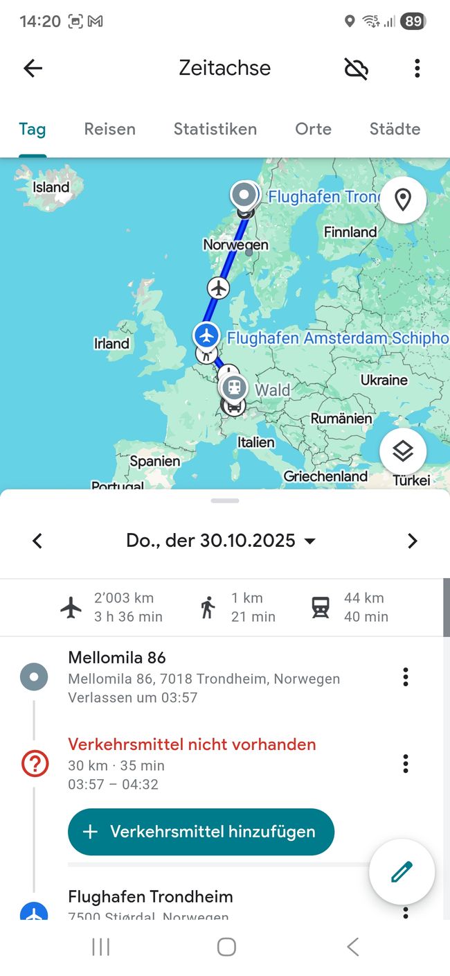 Trondheim 23-30 ottobre 2025/30 ottobre
