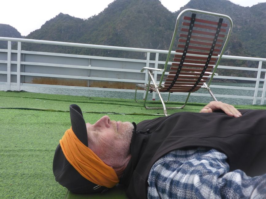 Pisolino sul ponte