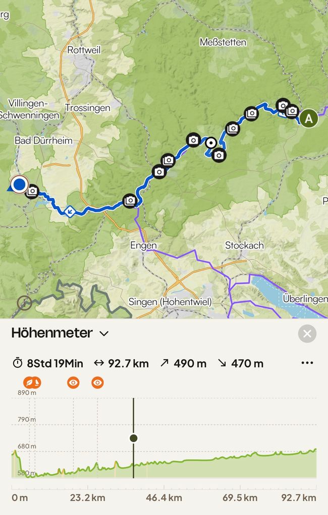 24 nach Donaueschingen