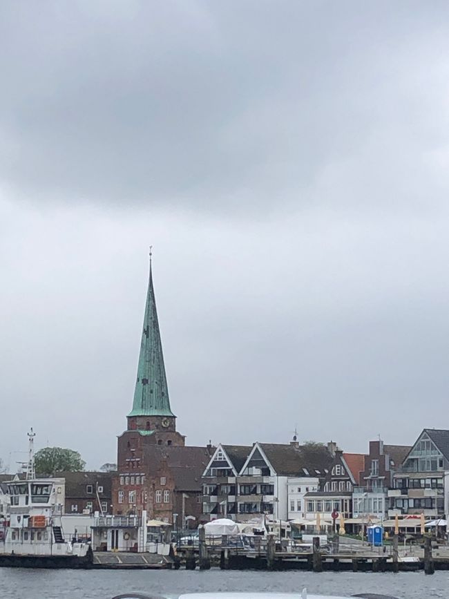 View of Travemünde from the ferry
