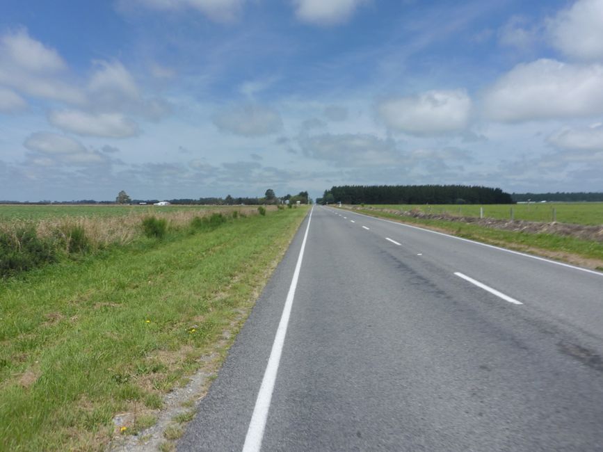 20 km tout droit, comme c'est ennuyeux