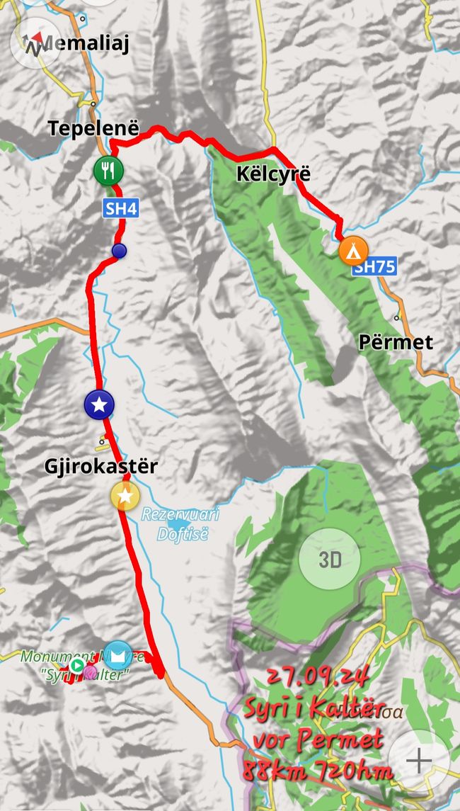 Durch das breite Tal ins schöne des Vjosa 