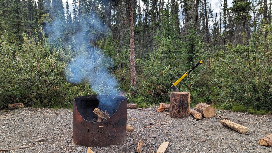 Day 20: Boya Lake - Marsh Lake: a long travel day in the Yukon