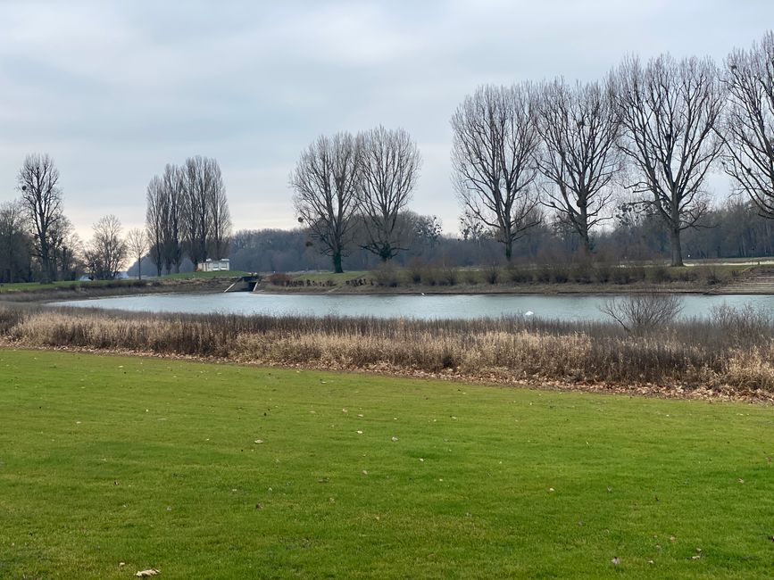 Ein Blick über die Liegewiese
