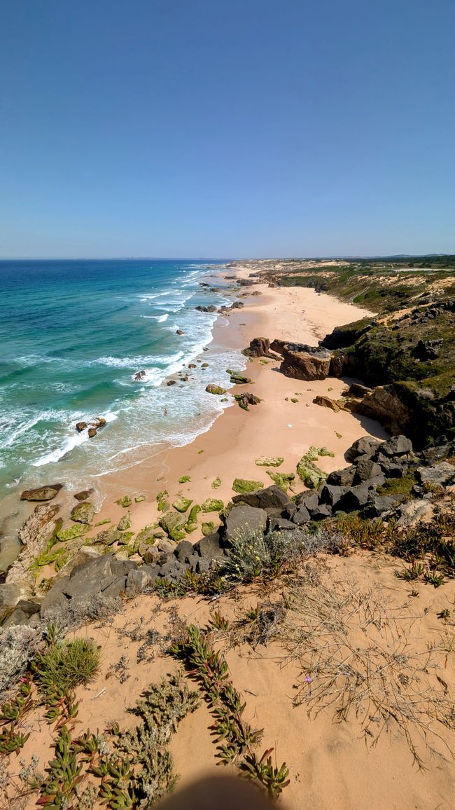 11. Étape de Villa Nova de Milfontes à Porto Covo