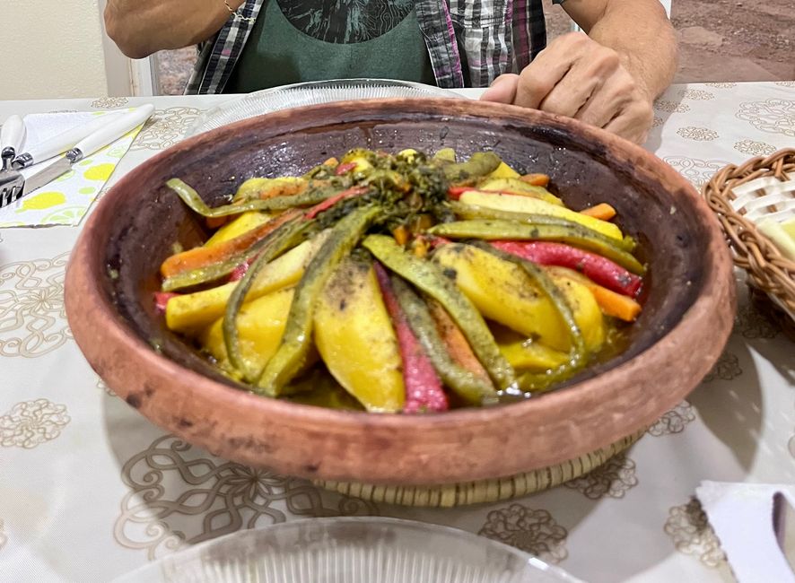 ...und dazu die beste Tajine (Schmortopf) Marokkos