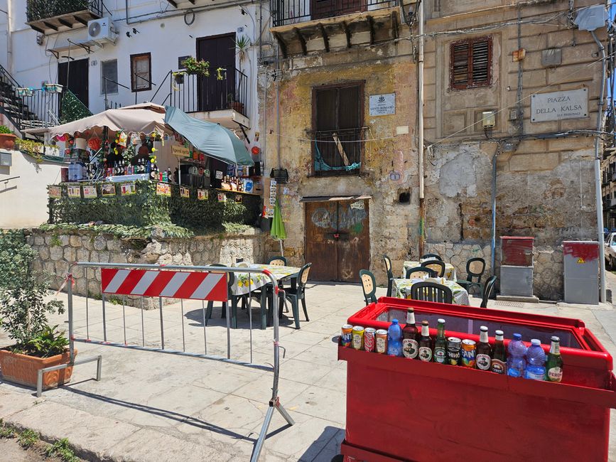 Privater Getränkestand  in der Altstadt 