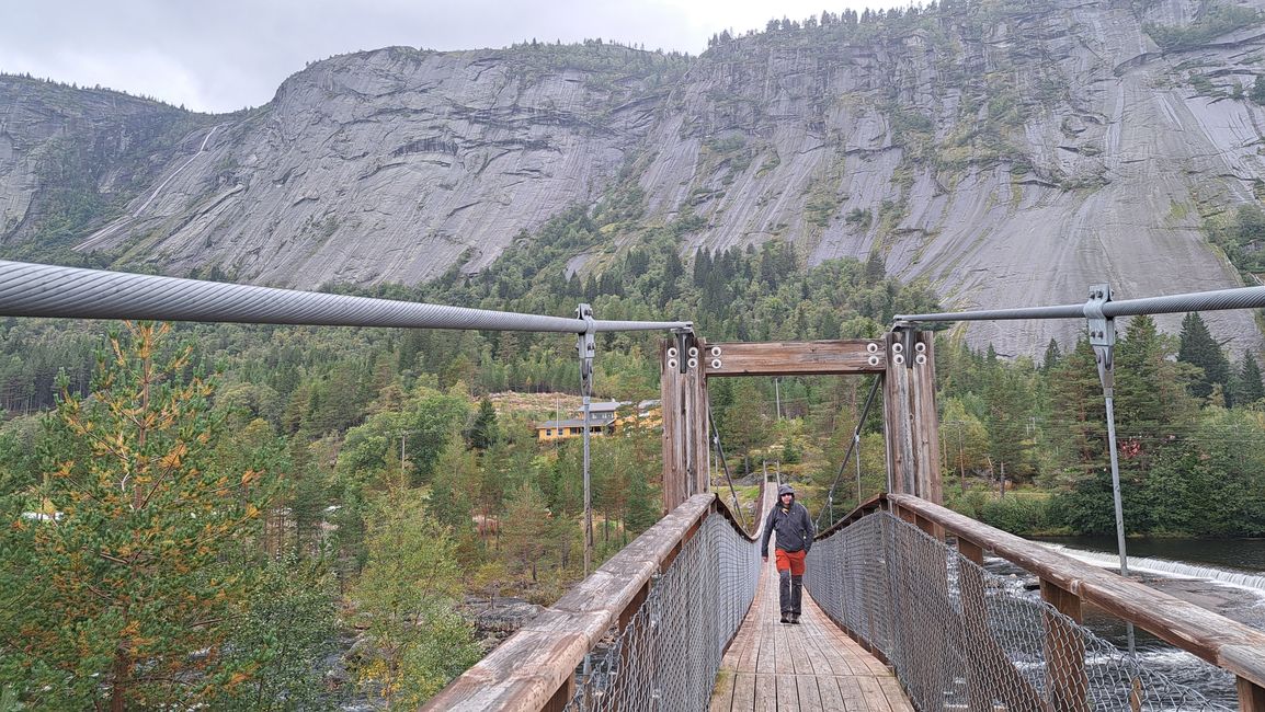 Prestefossen Hängebrücke