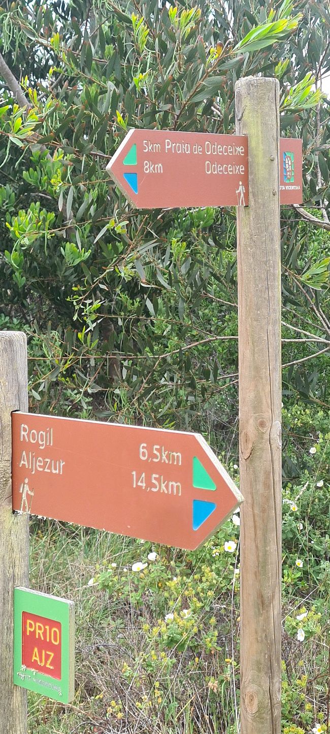 6. Etapa Praia de Odeceixe - Monte Clerigo