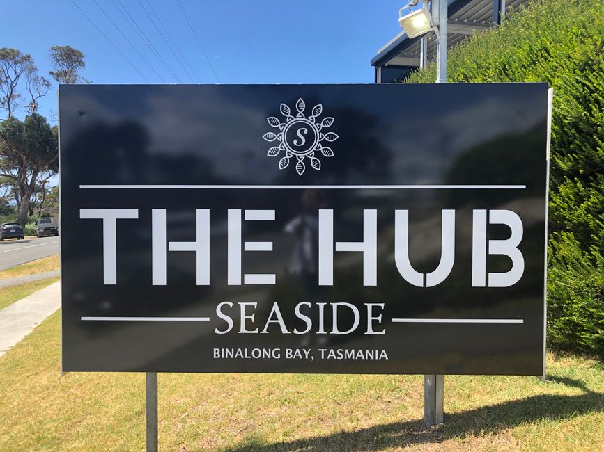 The Hub in der Binalong Bay...