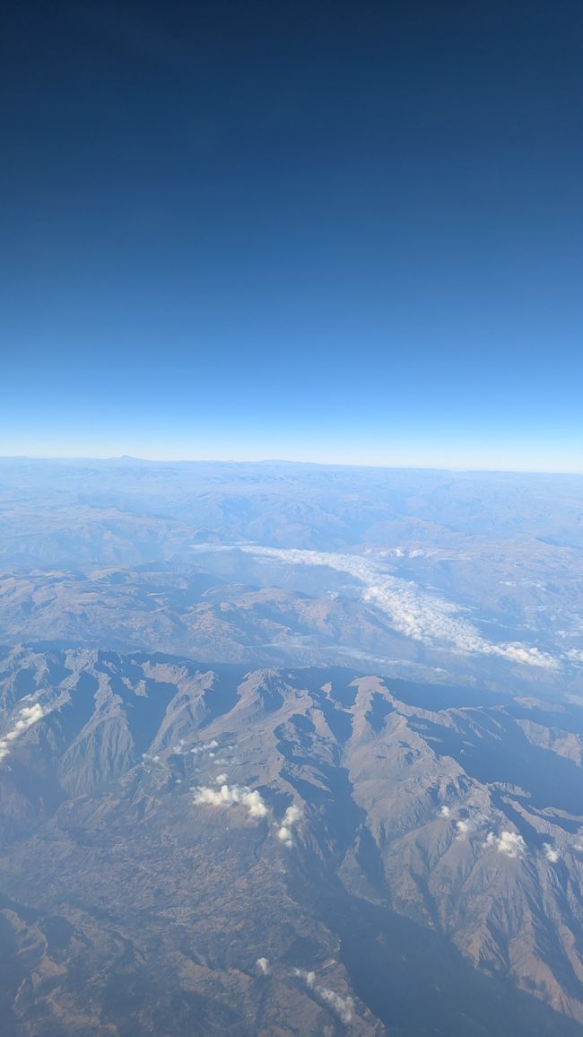 Lima nach Cusco: über den Wolken...