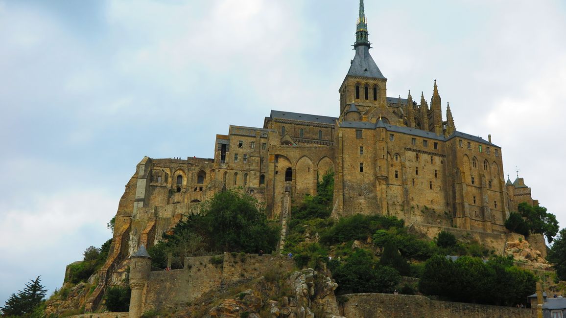 Die exponierte Lage von Saint-Michel ist unbestechlich.